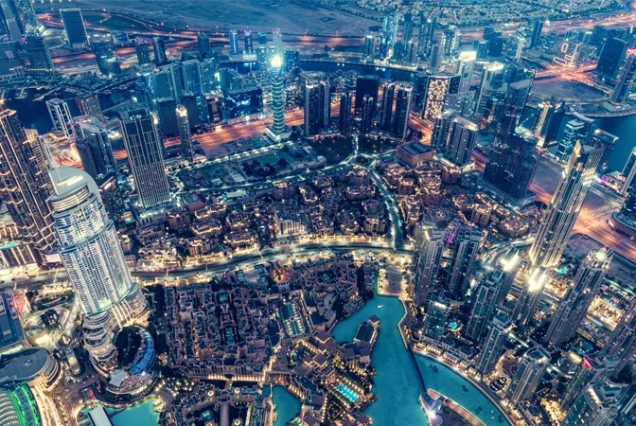 Dubai City Top View